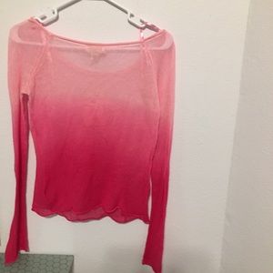 NWT One Step Up  ombré pull over